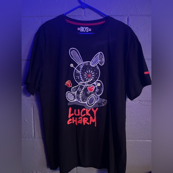 Black BKYS Lucky Charm T-Shirt - Picture 1 of 2